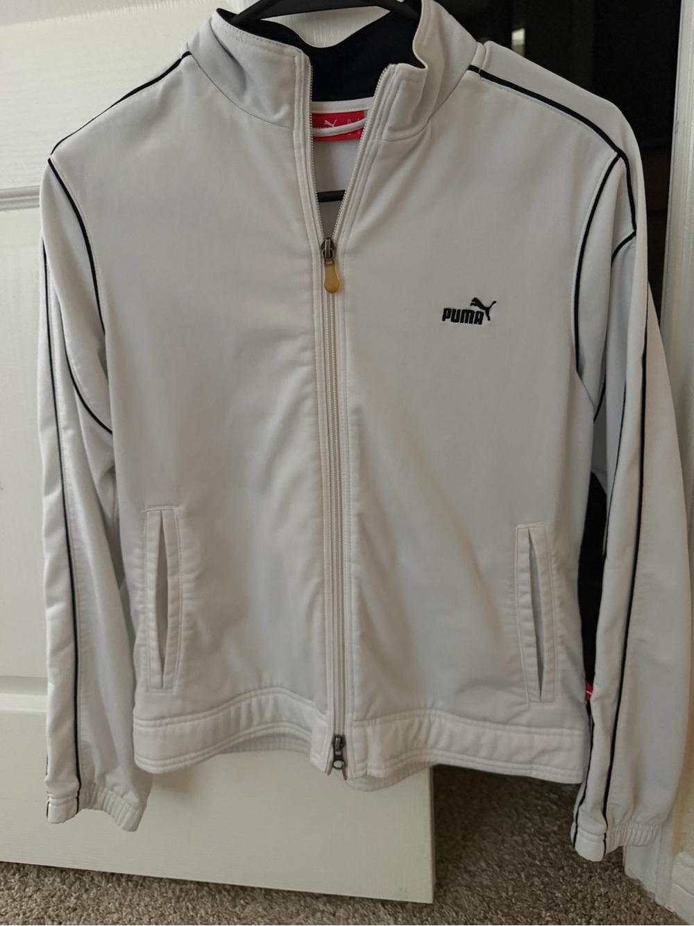 Puma White Track Jacket